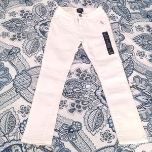 NWT Gap kids super skinny slim fit white jeans